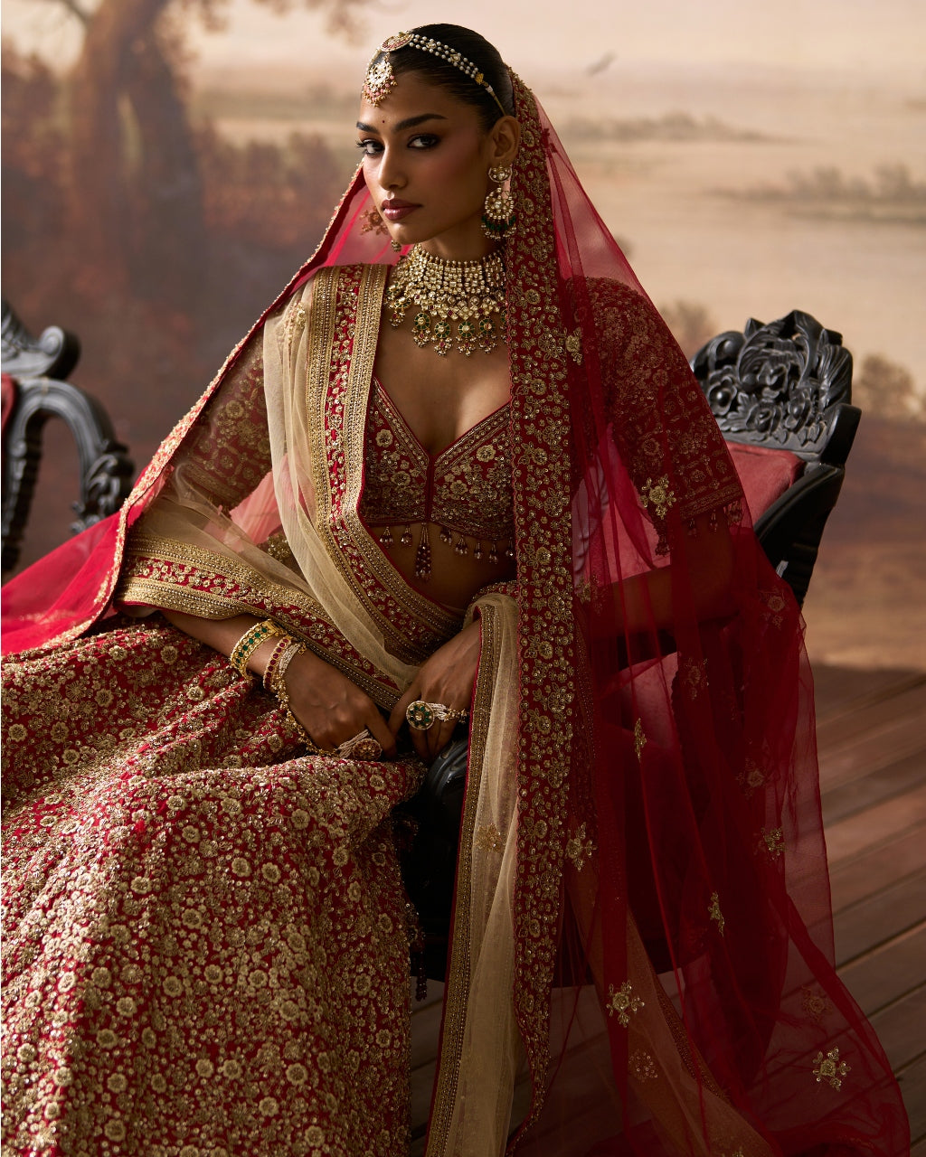 Sindoori Lehenga Set