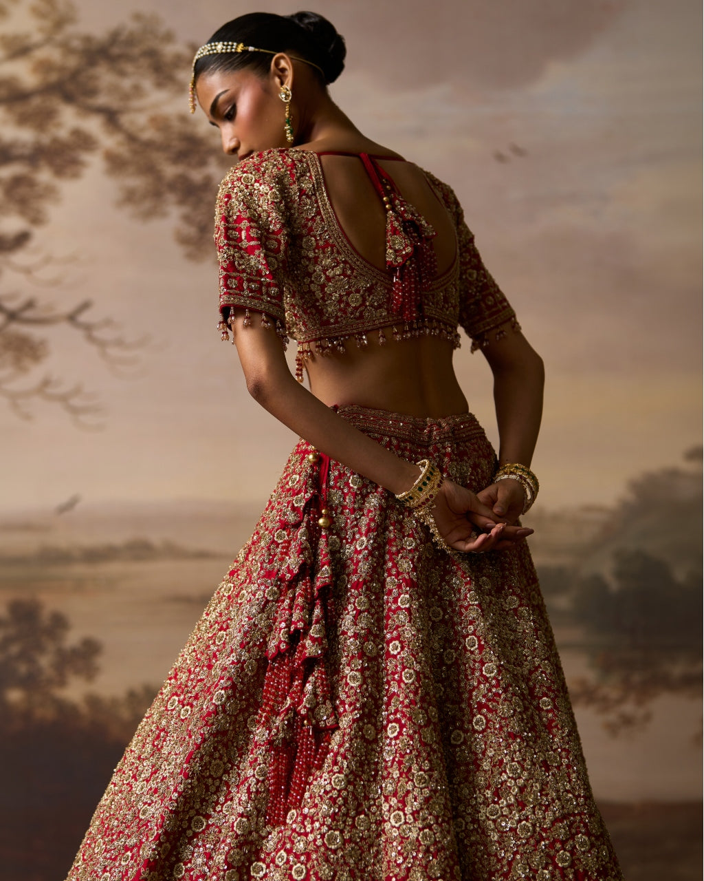 Sindoori Lehenga Set