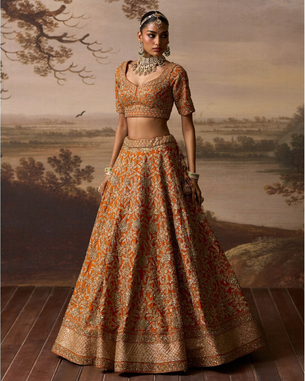 Kesar Lehenga Set
