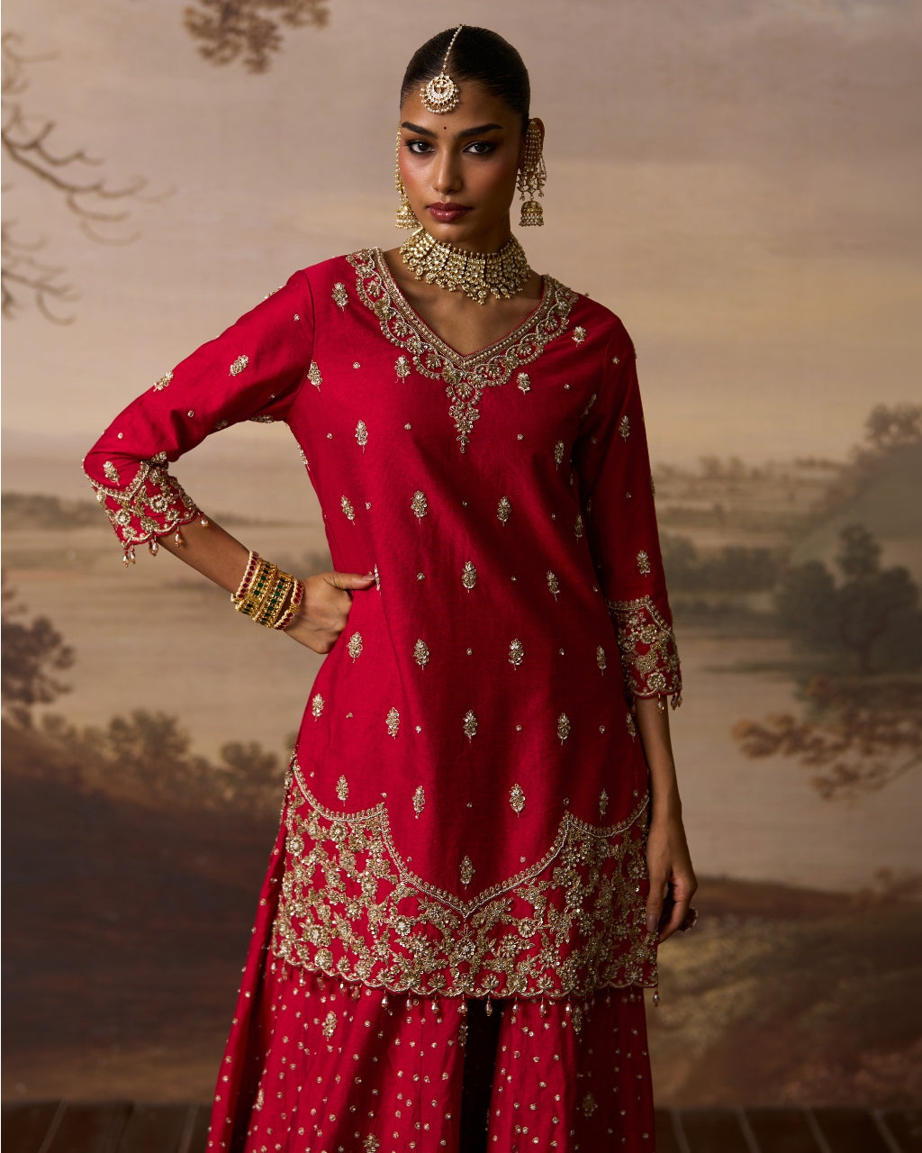 Sukoon Sharara Set