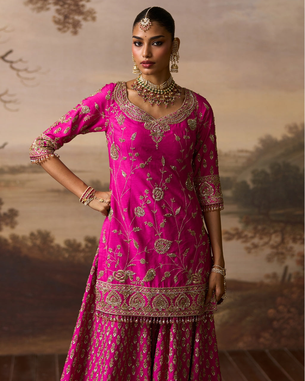 Boond Sharara Set