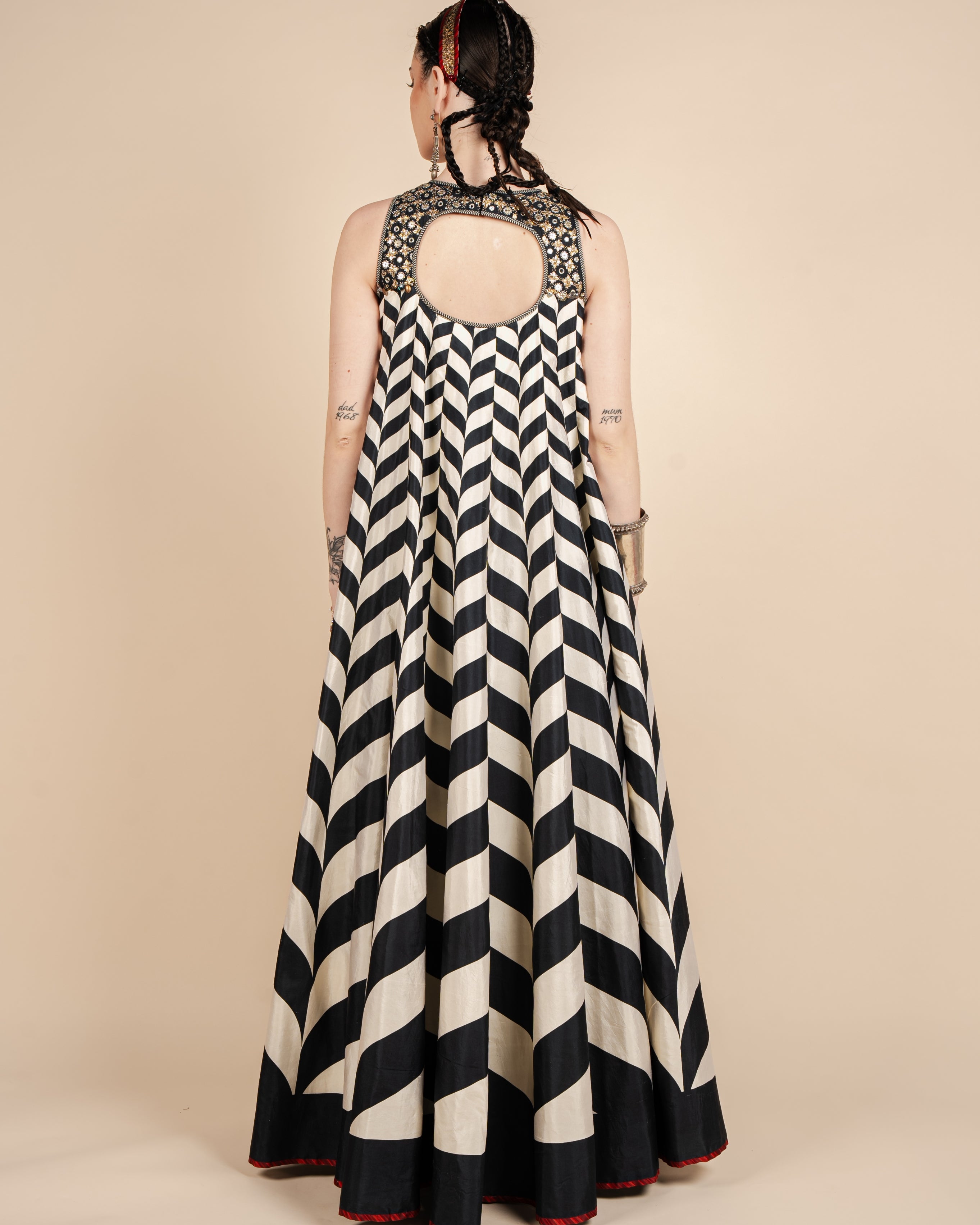Chevron Maxi Dress