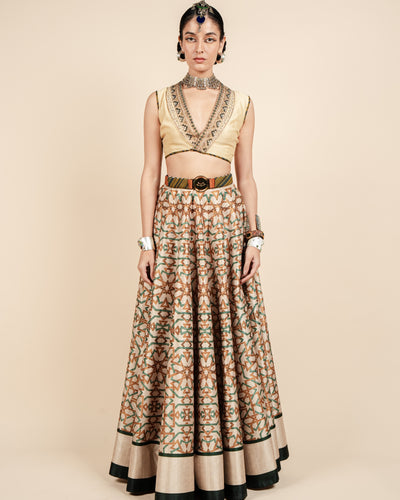 Crème Ivory Skirt Set