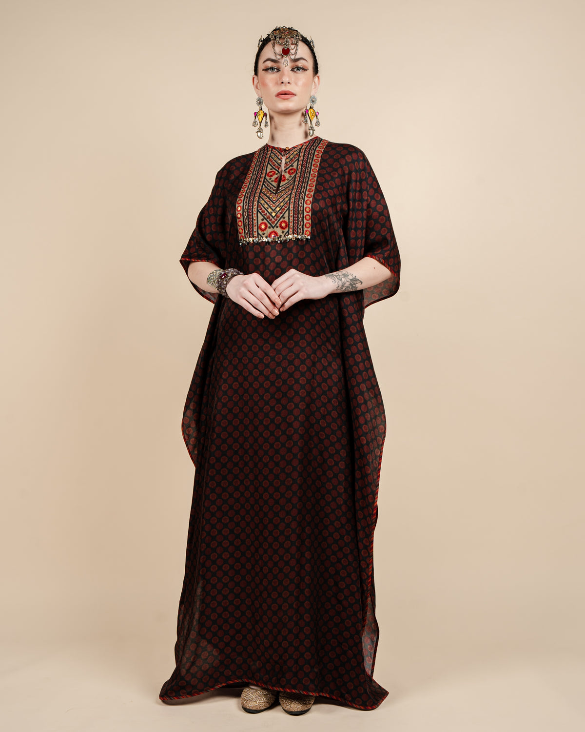 Ruby Red Kaftan