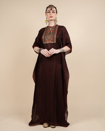 Ruby Red Kaftan