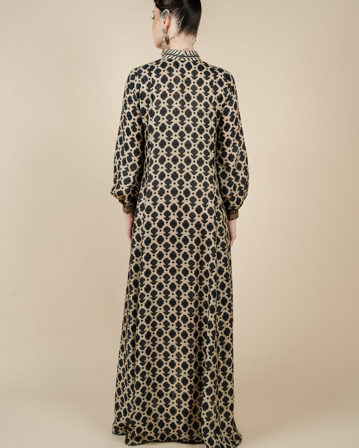 Ivory - Midnight Blue Anarkali