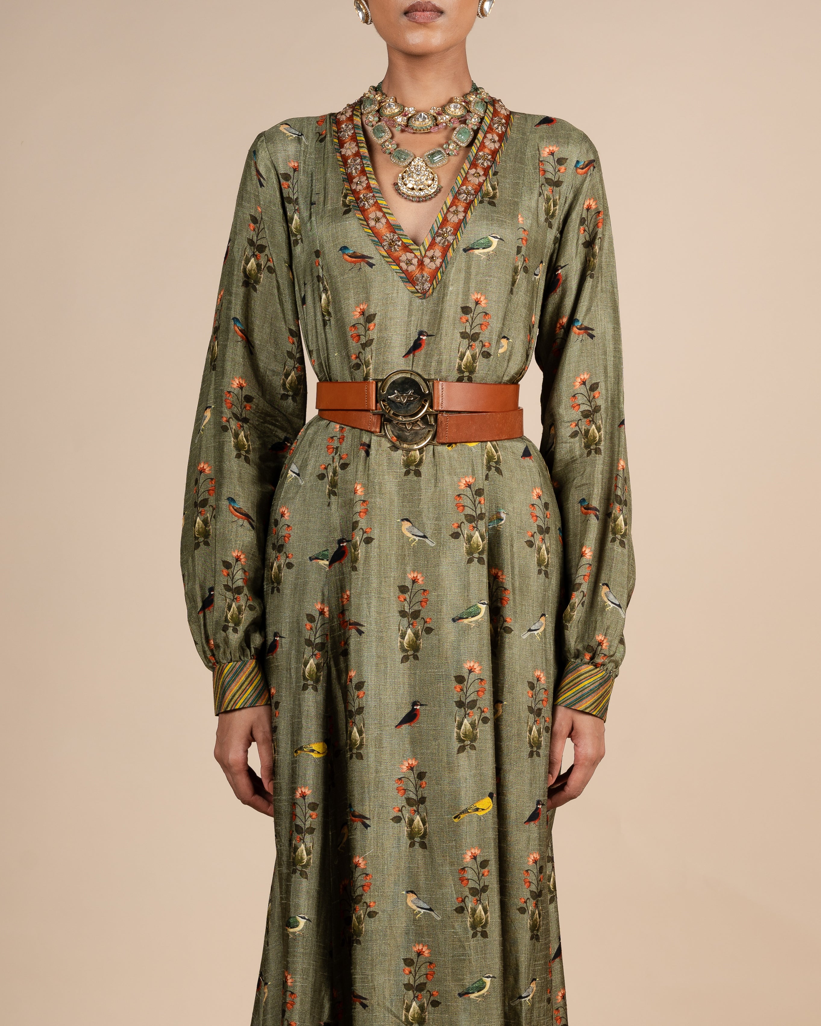 Sage Green Anarkali
