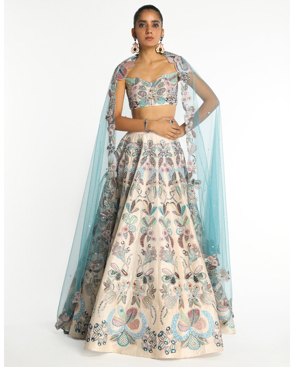 Ivory Seraphique Lehenga Set