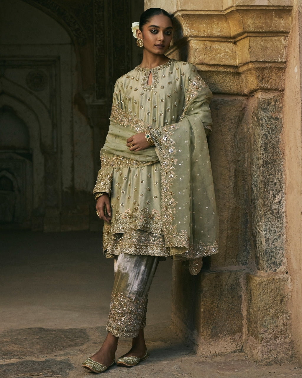 Light-Green Double Layer Suit