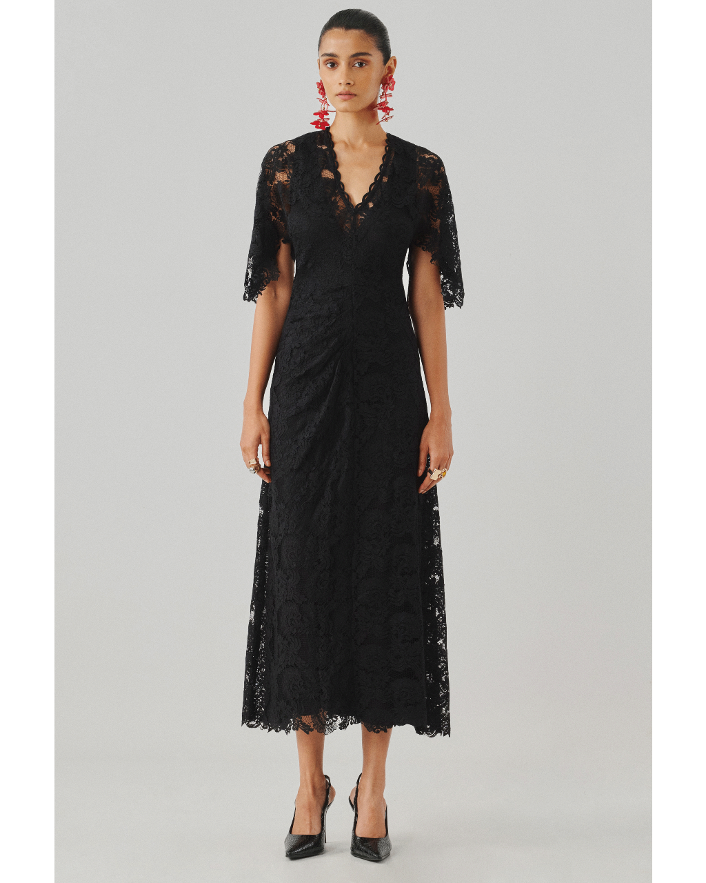 Black Orchid Lace Dress