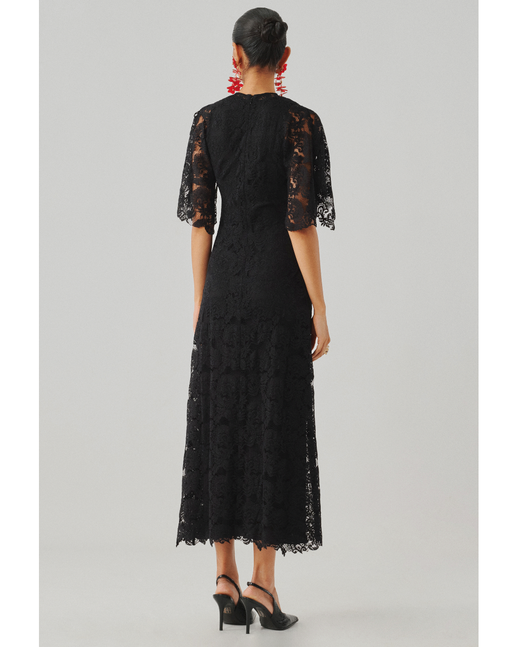Black Orchid Lace Dress