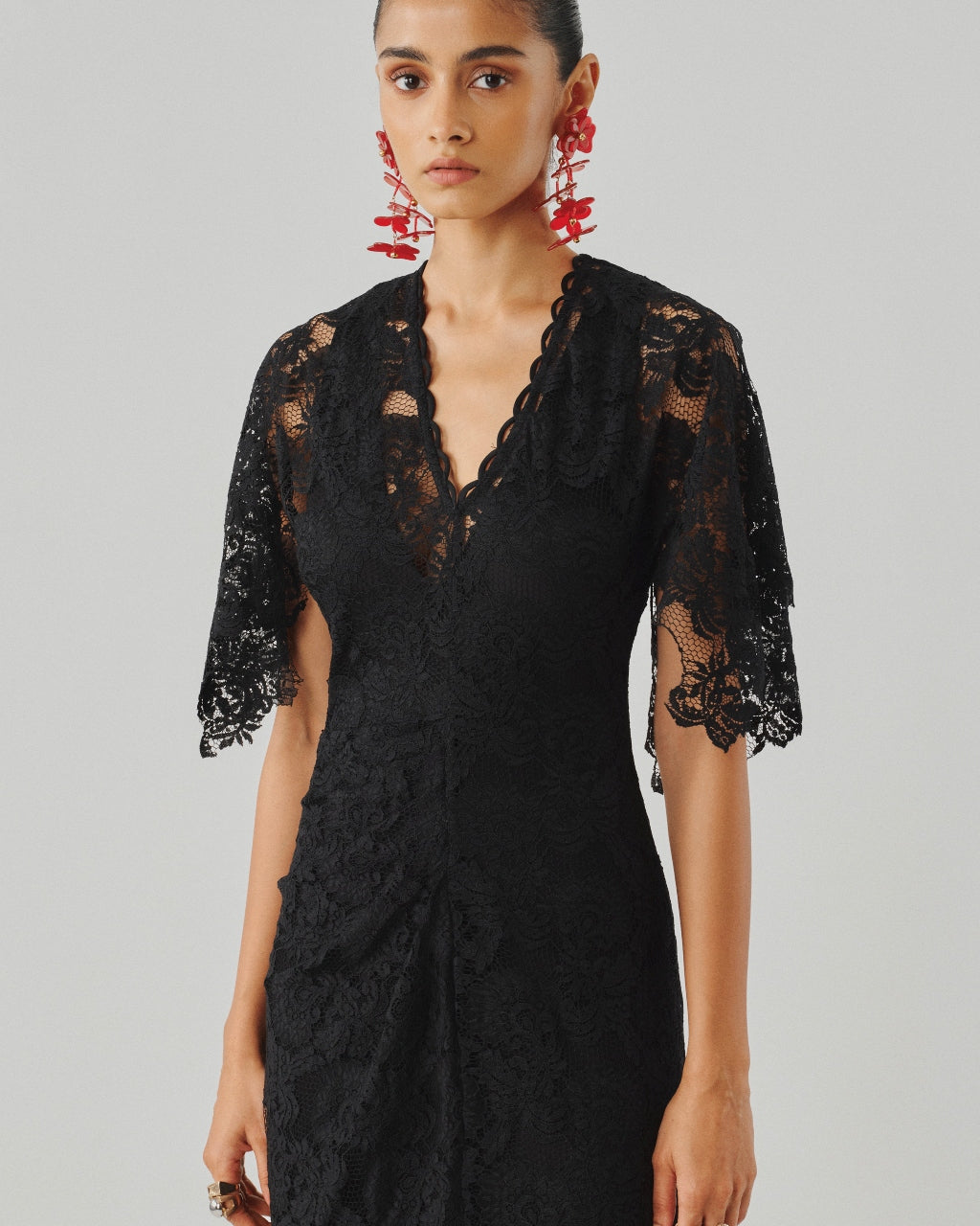 Black Orchid Lace Dress