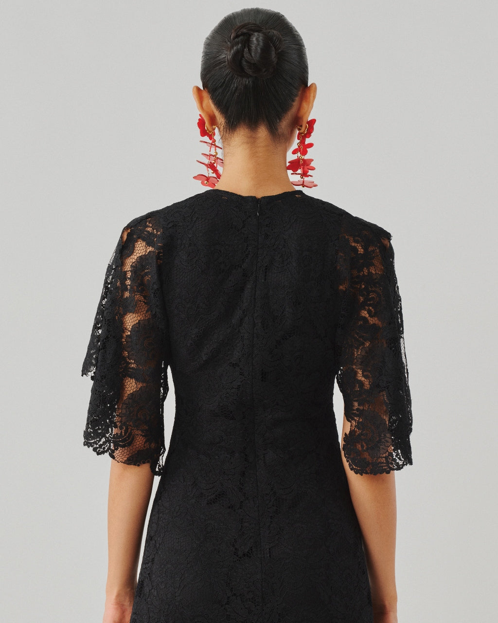 Black Orchid Lace Dress