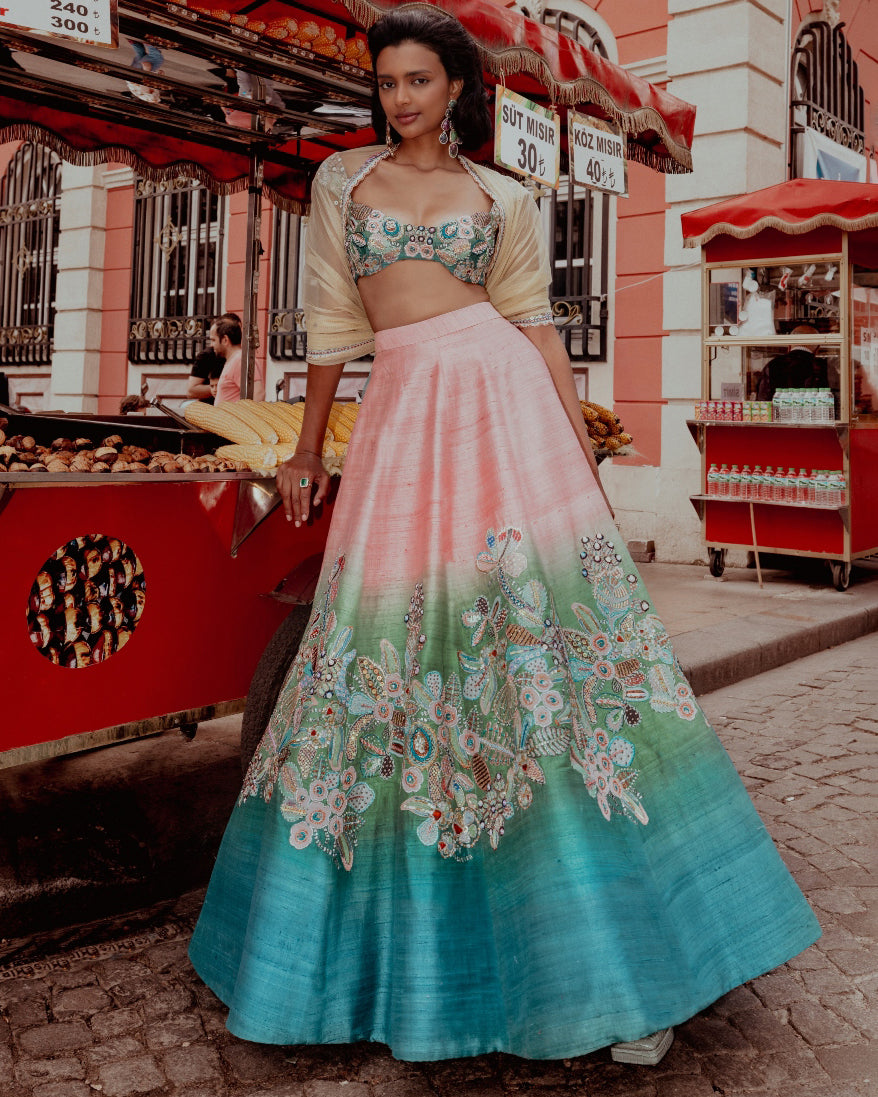 Aurora Azurena Lehenga Set