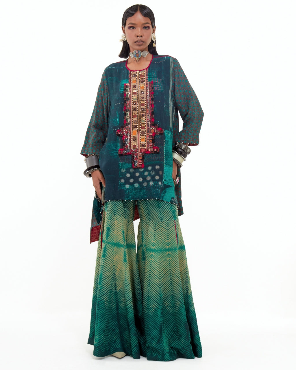 Hara Mitra Short Kurta Set