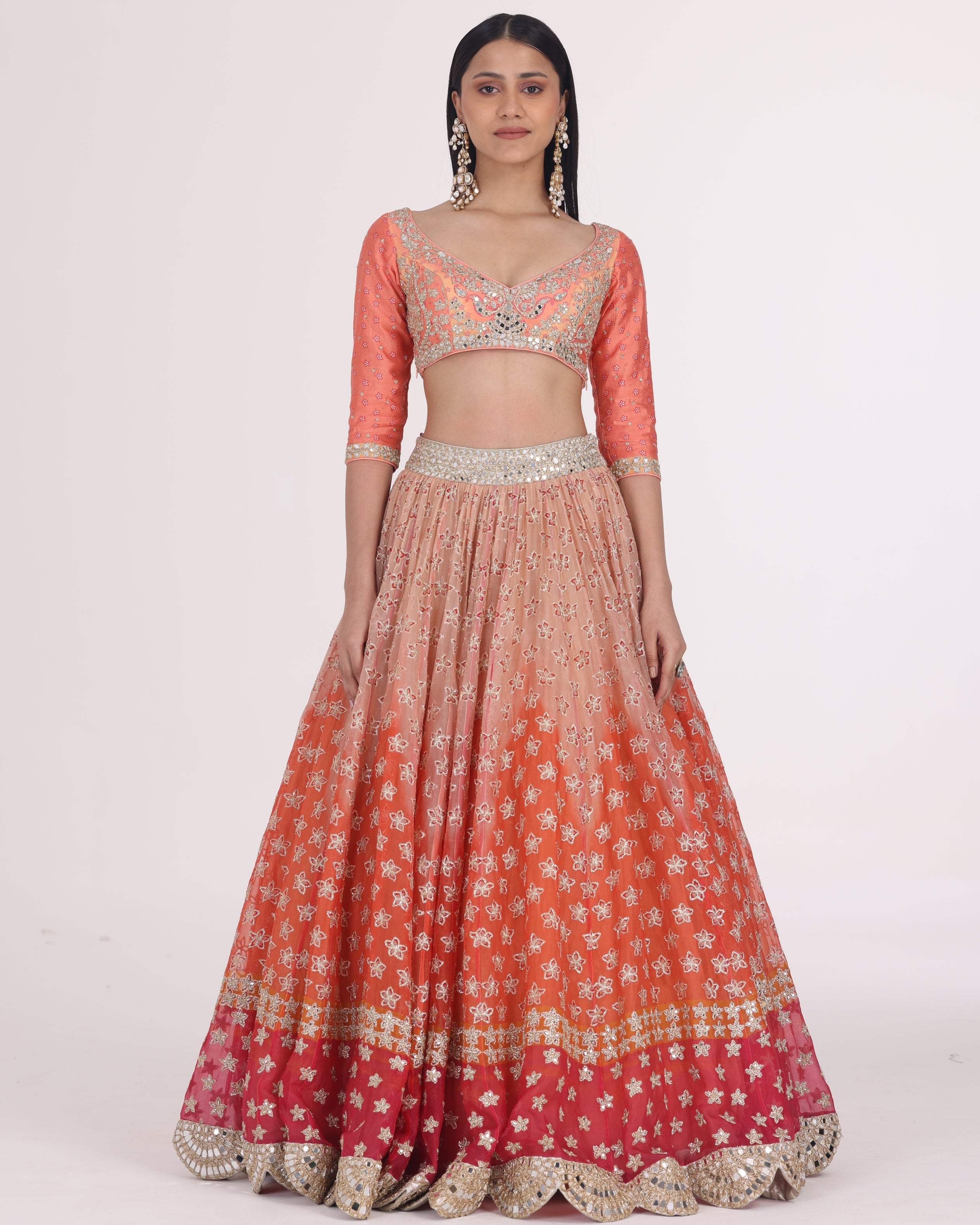 Sundowner Printed Lehenga Set