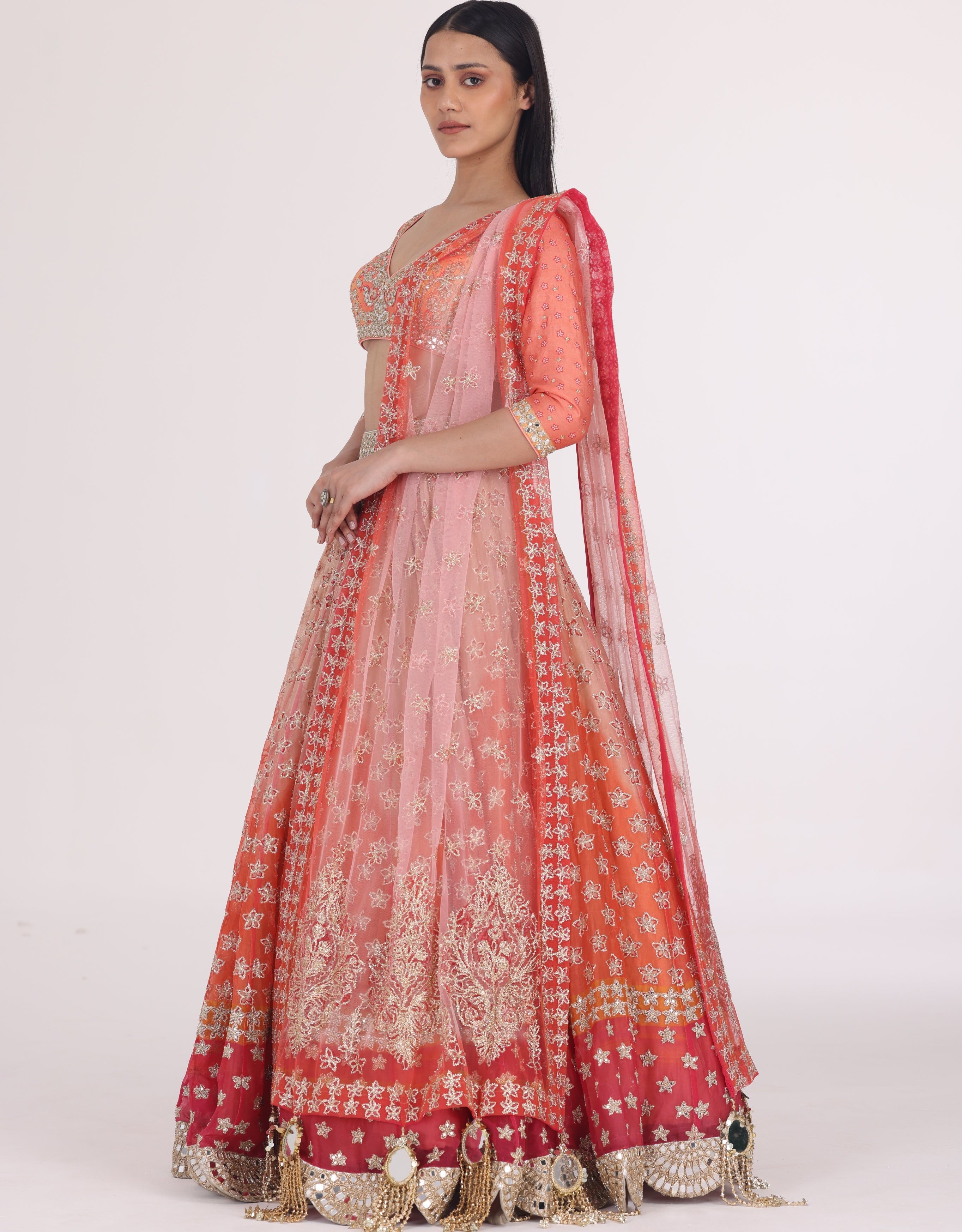 Sundowner Printed Lehenga Set