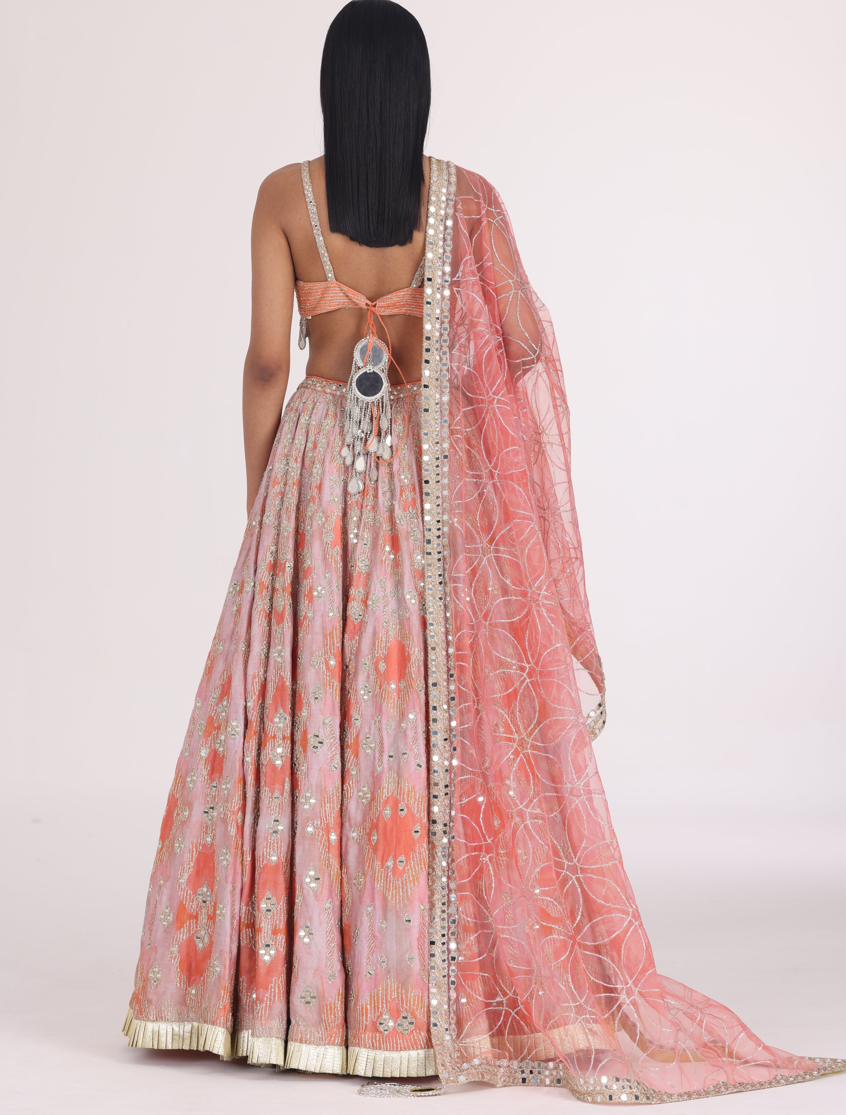 Muted Hues Printed Lehenga Set