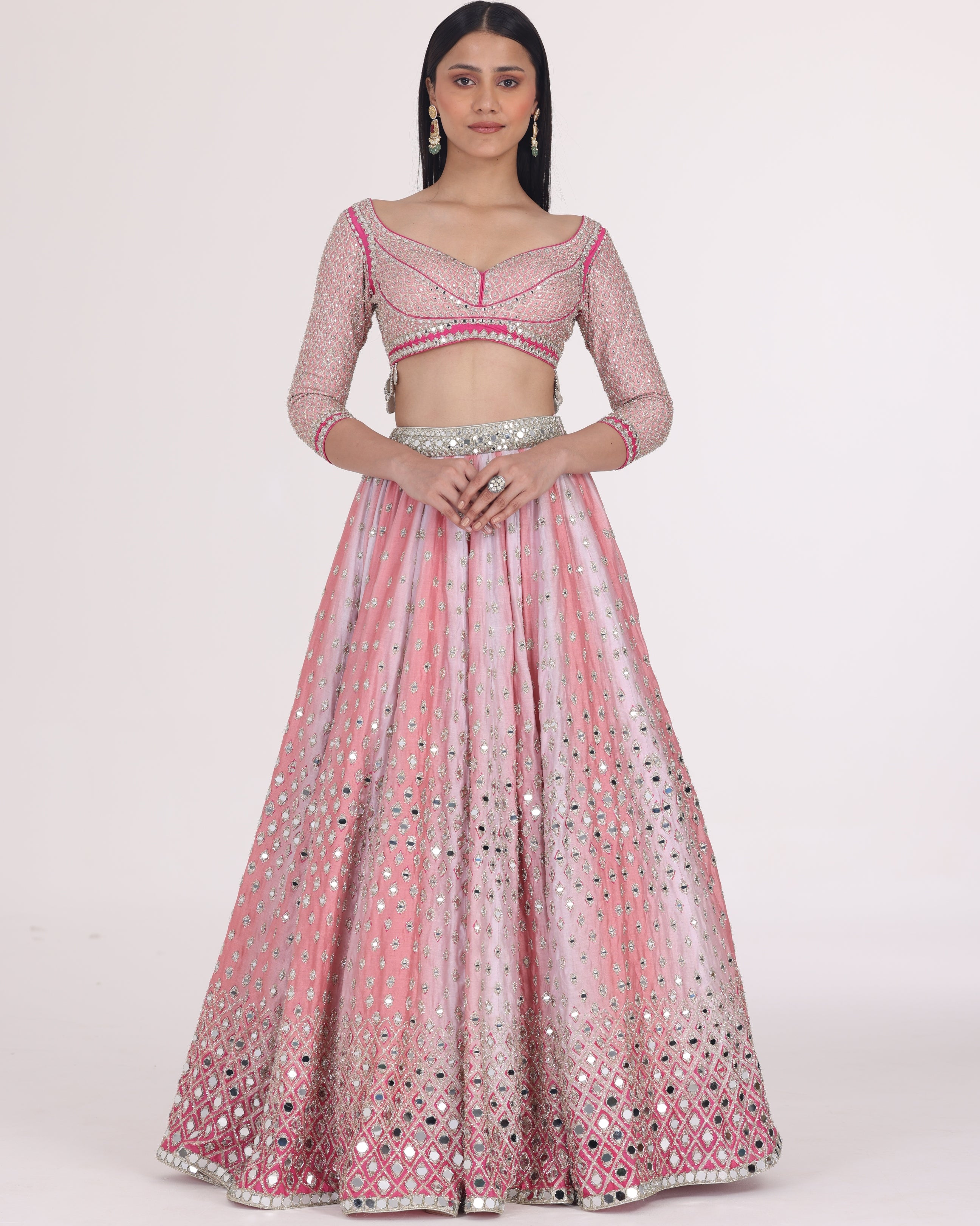 Pink Hues Printed Lehenga Set