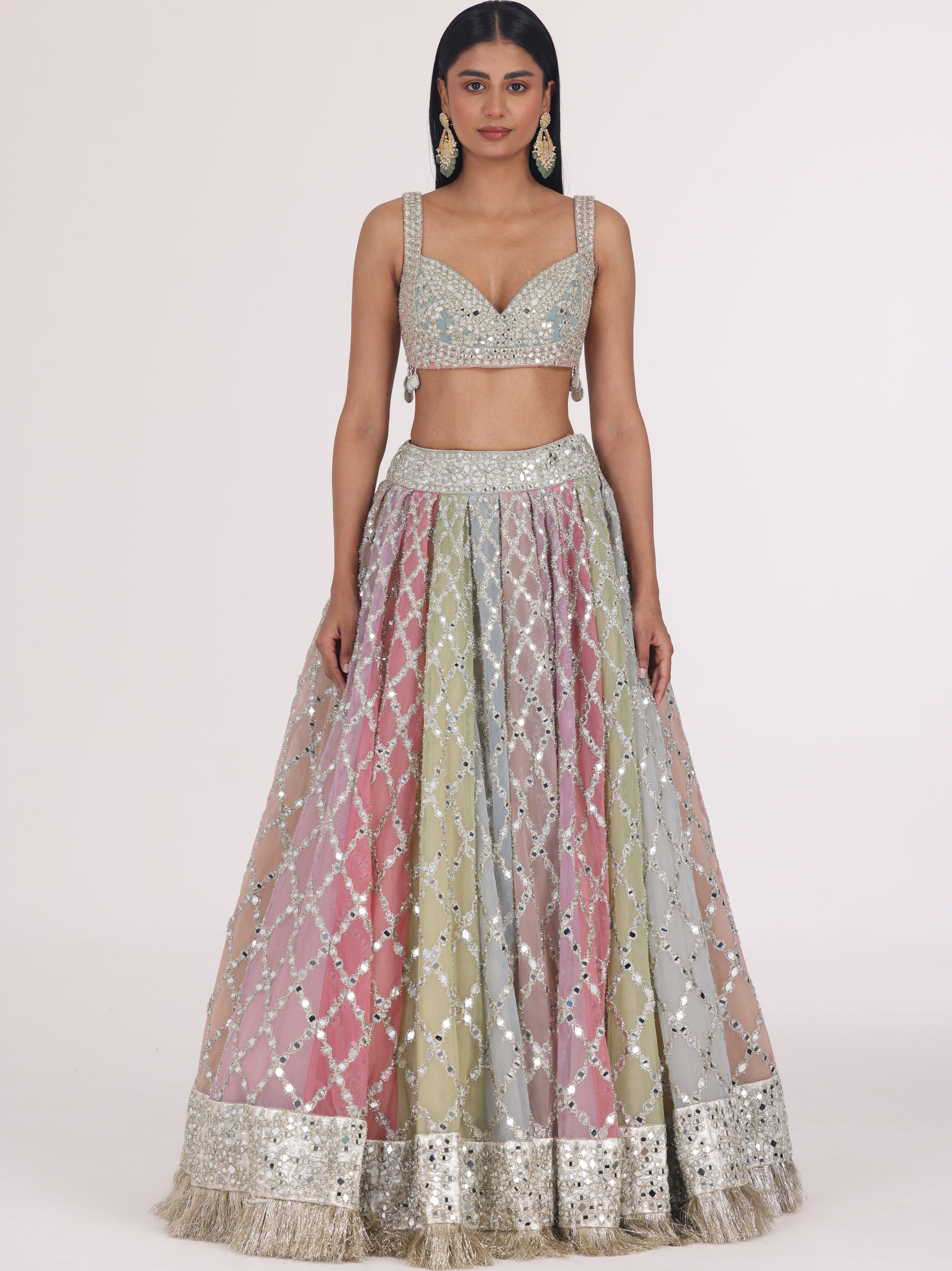 Multicolour Lehenga Set