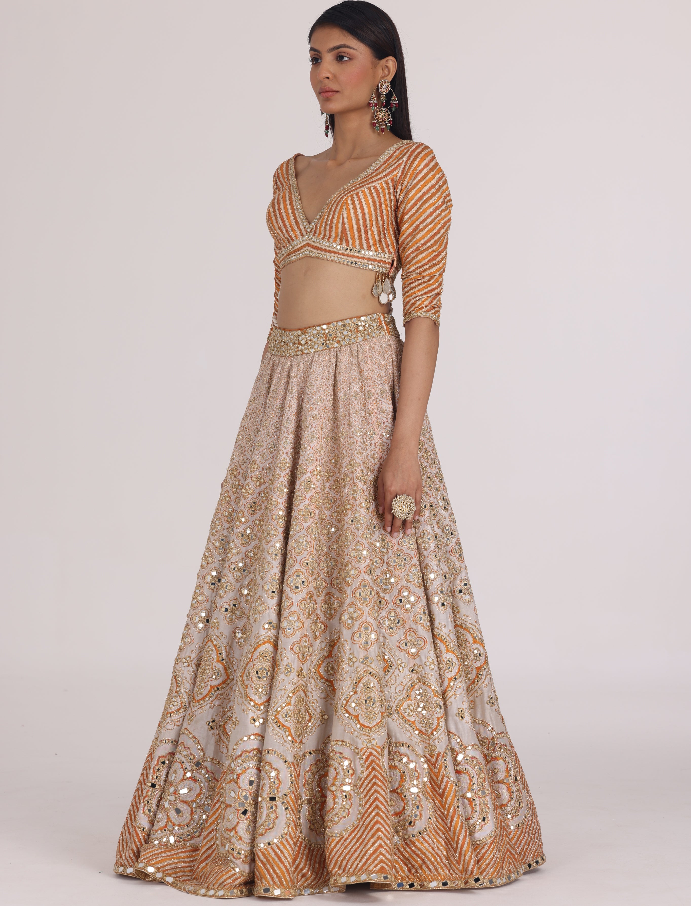 Desert Hues Printed Lehenga Set