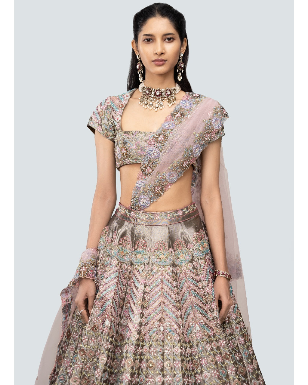 Layla Ebony Embellished Lehenga Set | Aisha Rao – KYNAH