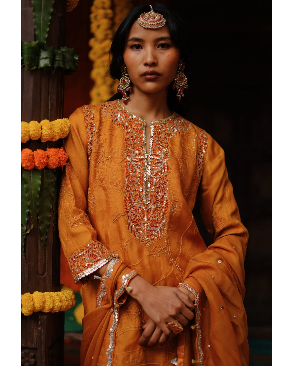 Marigold Aj Kurta Set