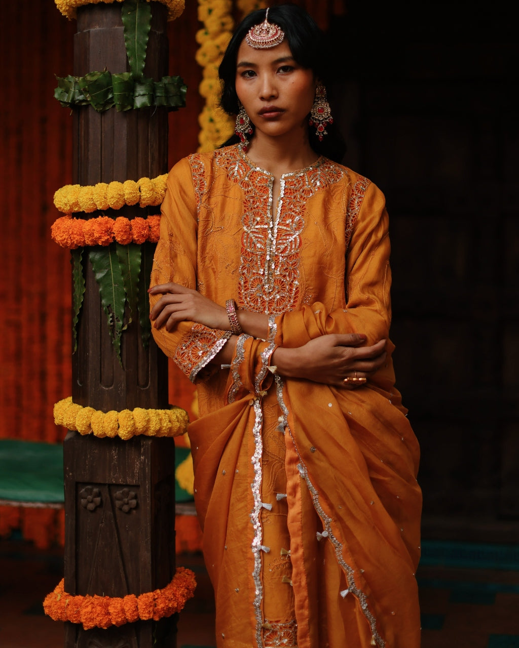 Marigold Aj Kurta Set