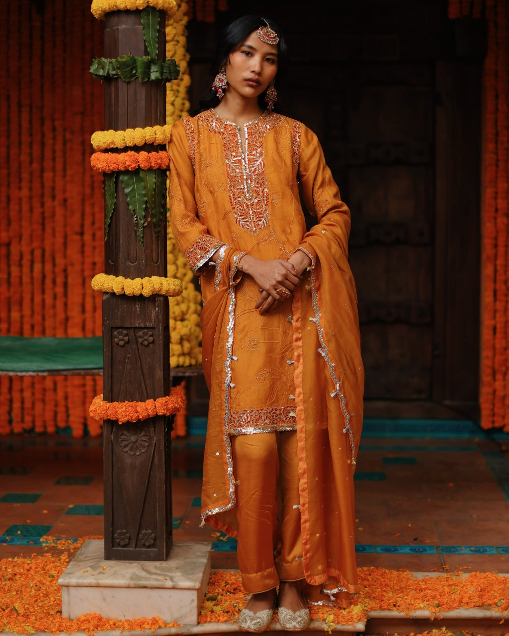 Marigold Aj Kurta Set