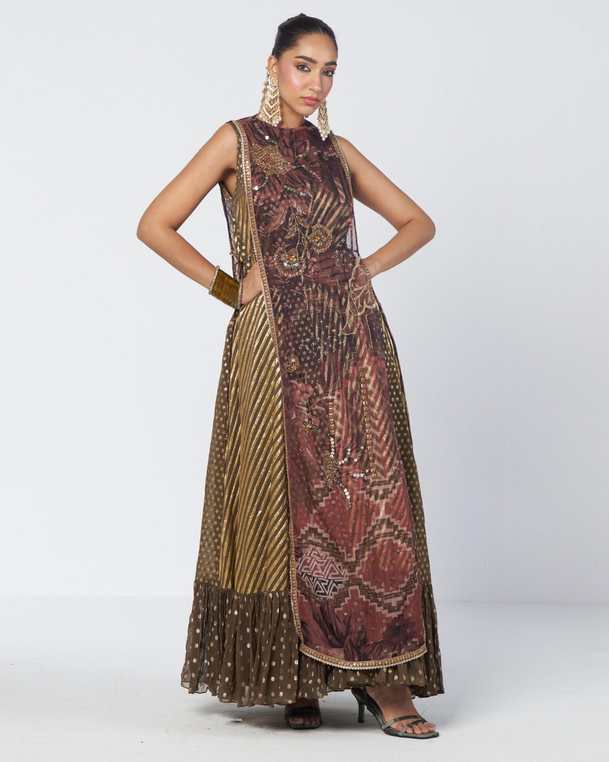 Olive Rangsaaz Gown Set