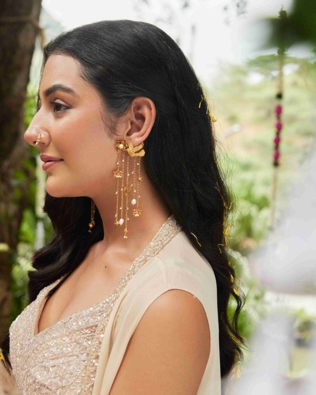 Panchee Statement Chandelier Earrings