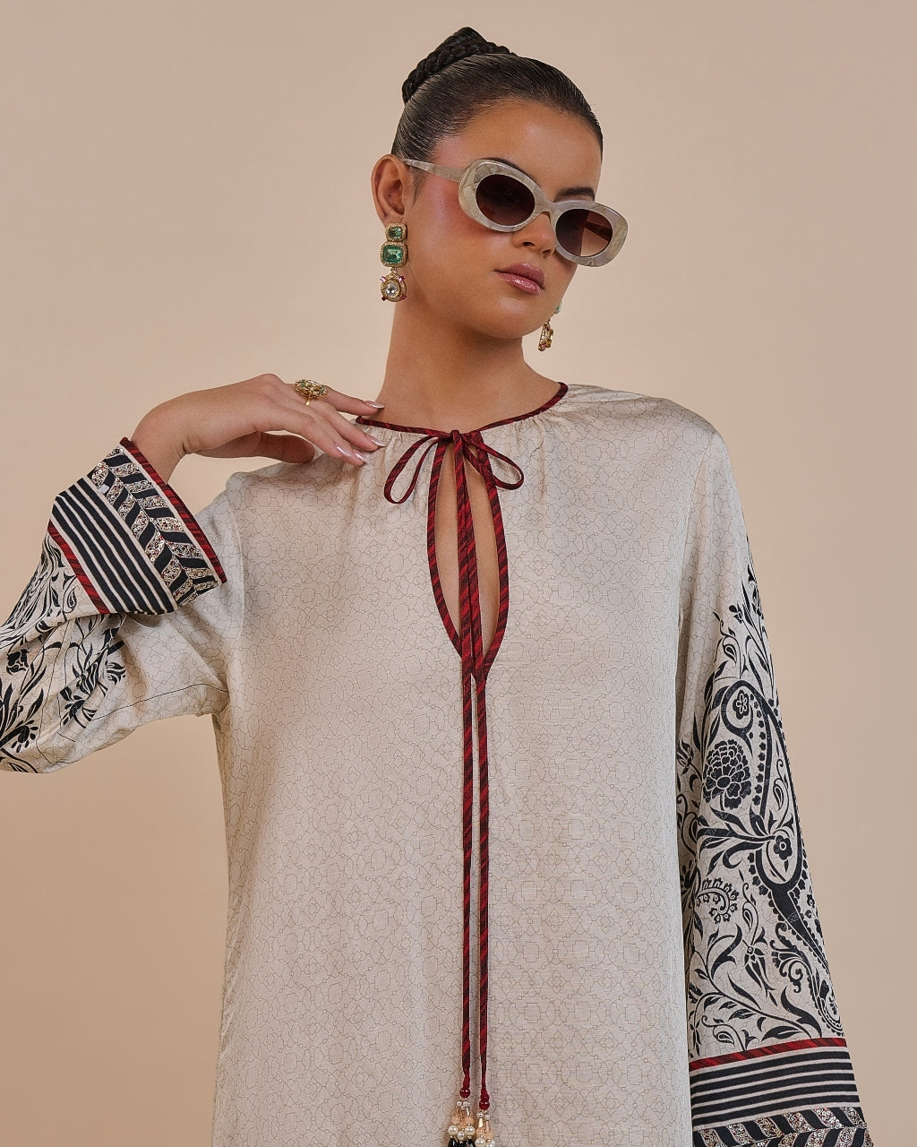 Crème Ivory Kaftan