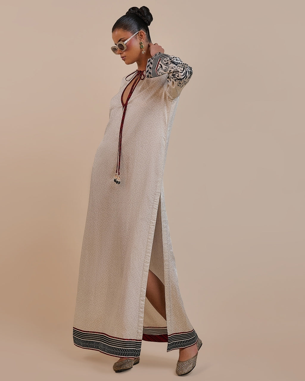 Crème Ivory Kaftan