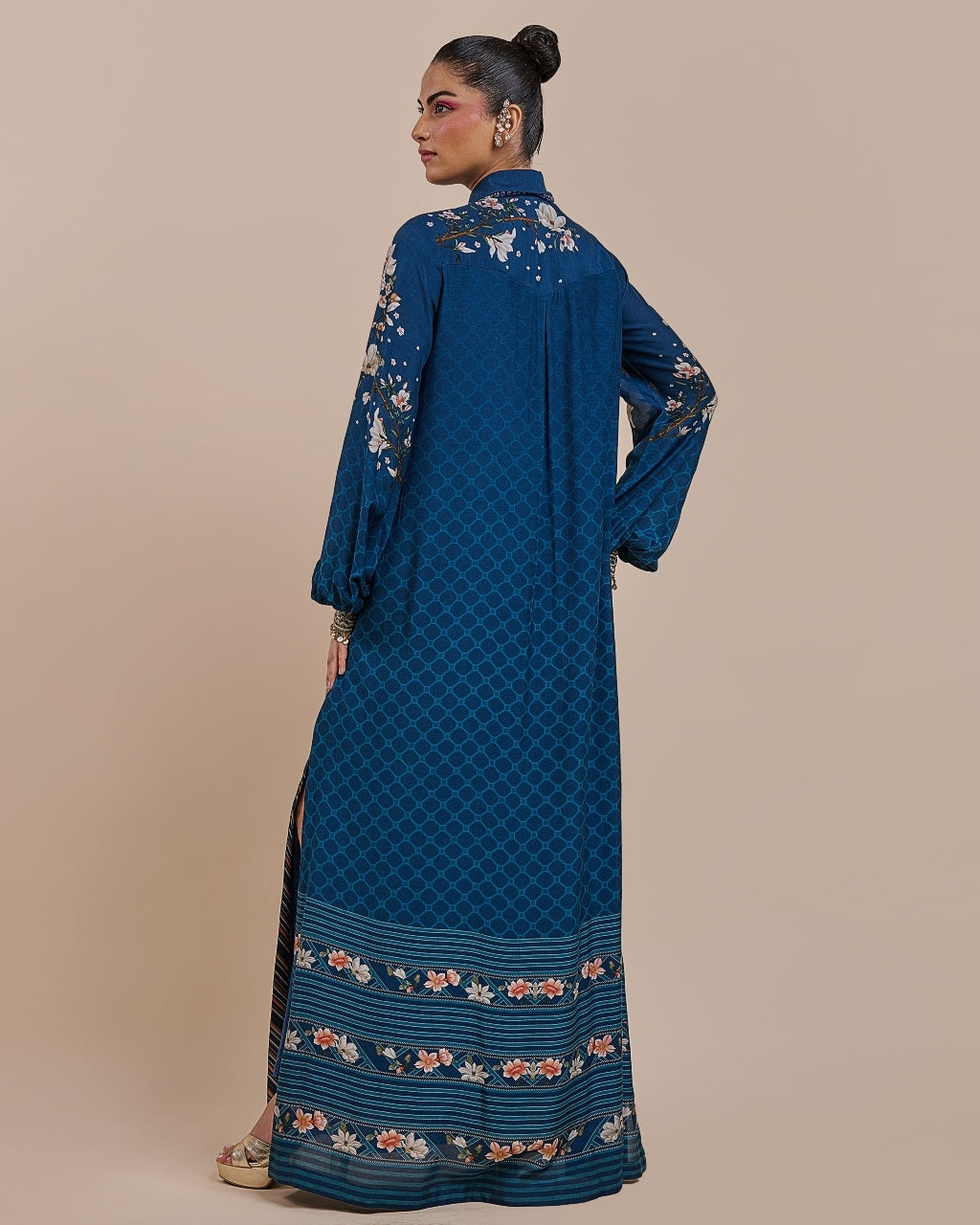 Navy Blue Kaftan
