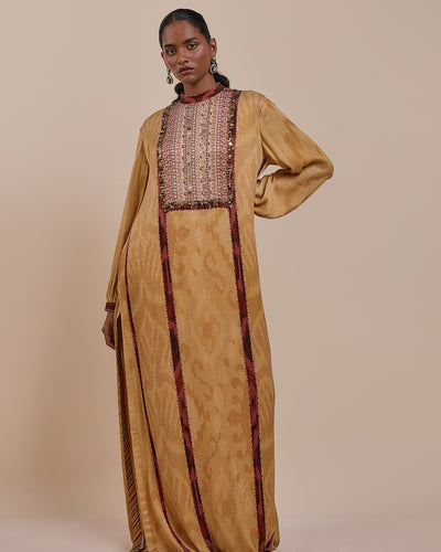 Ochre Yellow Kaftan