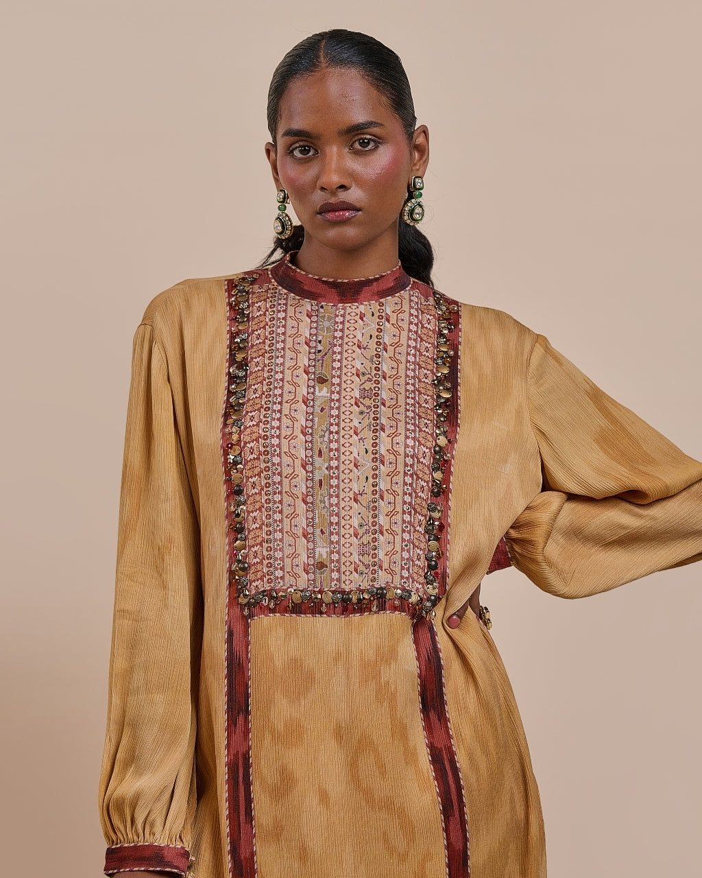 Ochre Yellow Kaftan