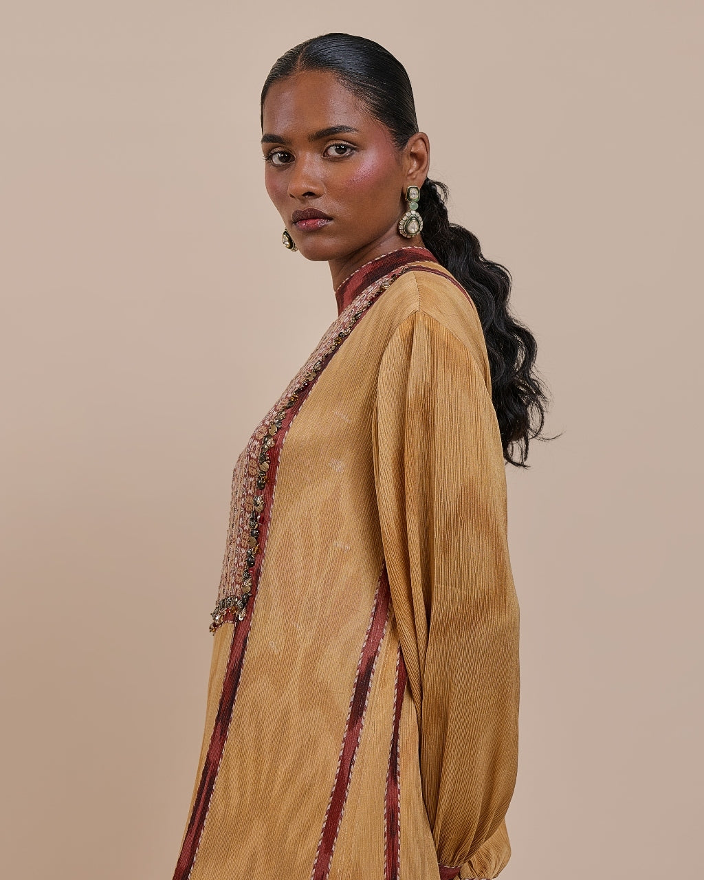 Ochre Yellow Kaftan