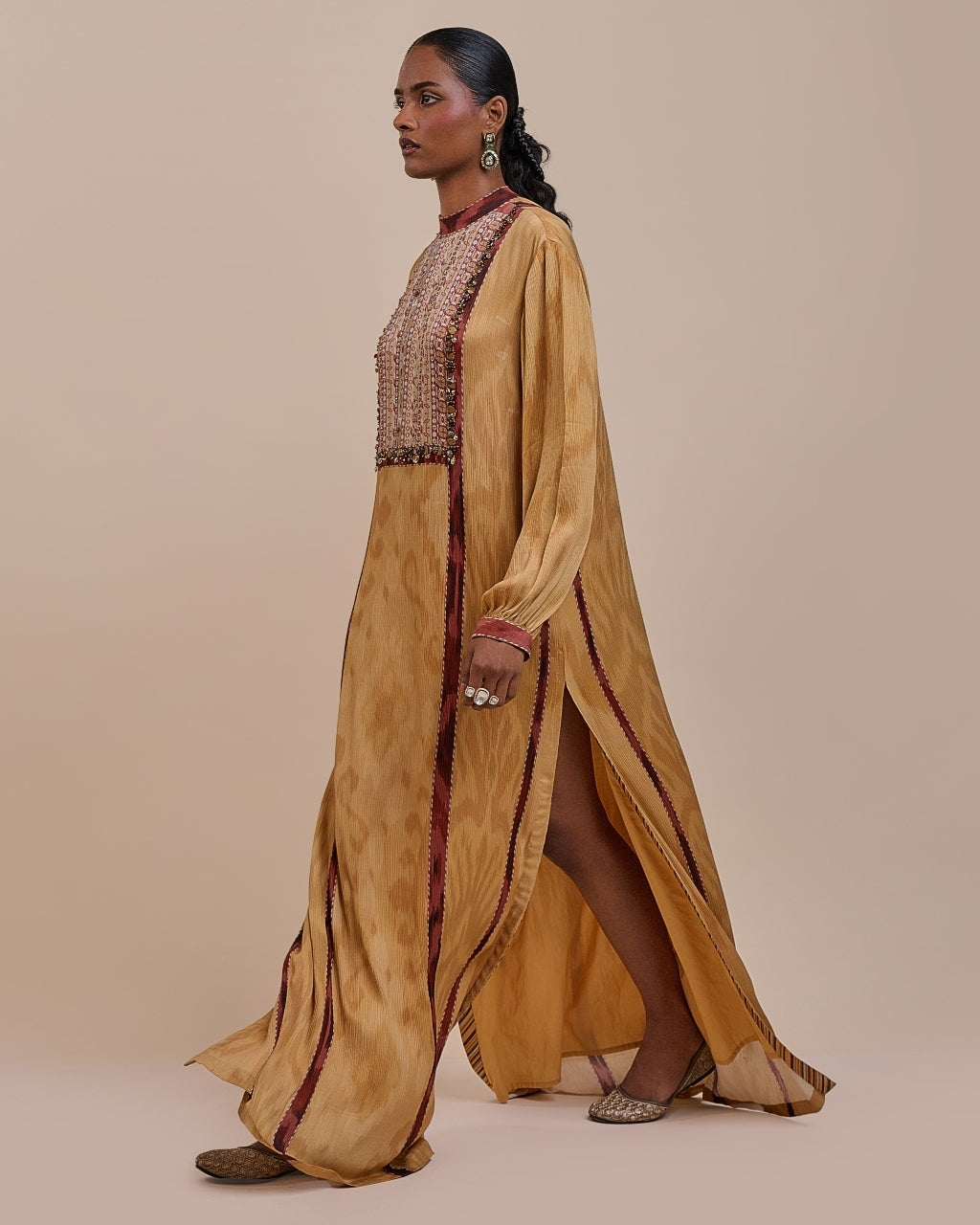Ochre Yellow Kaftan