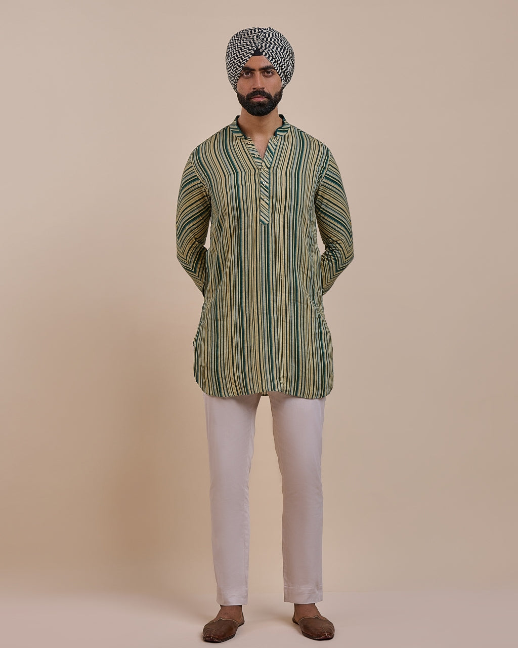 Olive Green Kurta