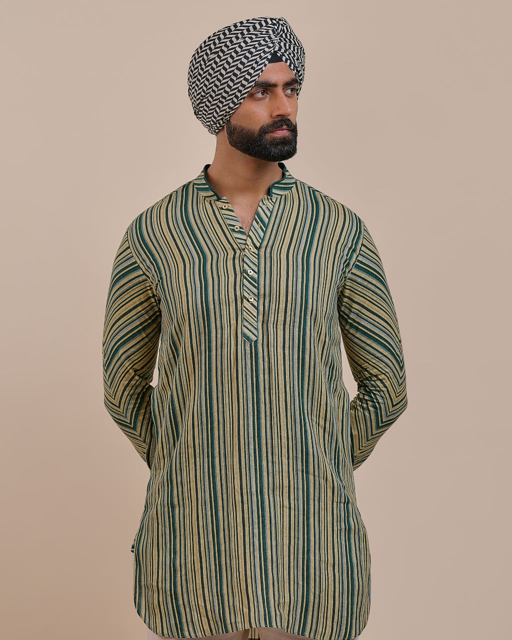 Olive Green Kurta