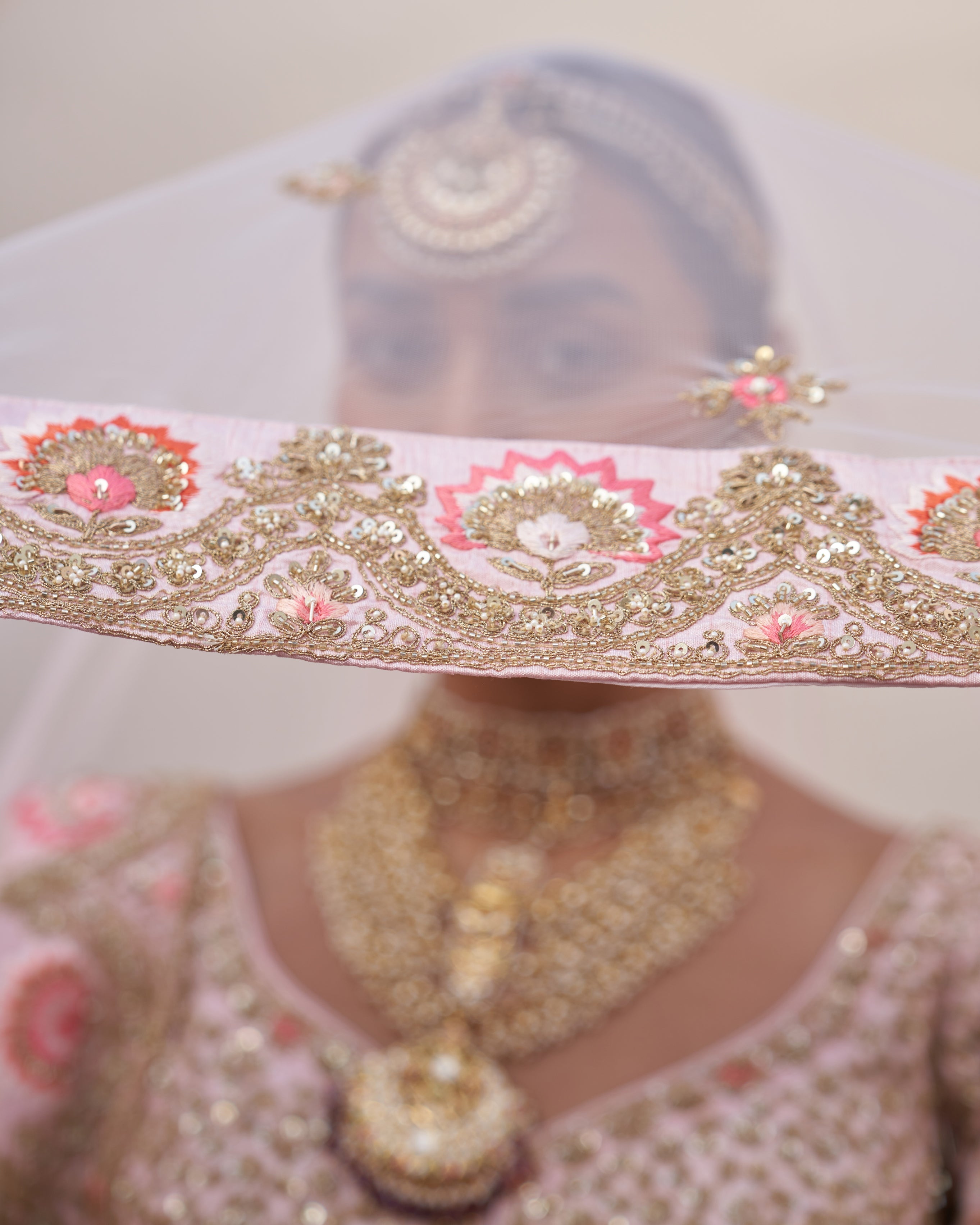 Radha Blush Pink Double Dupatta Lehenga Set