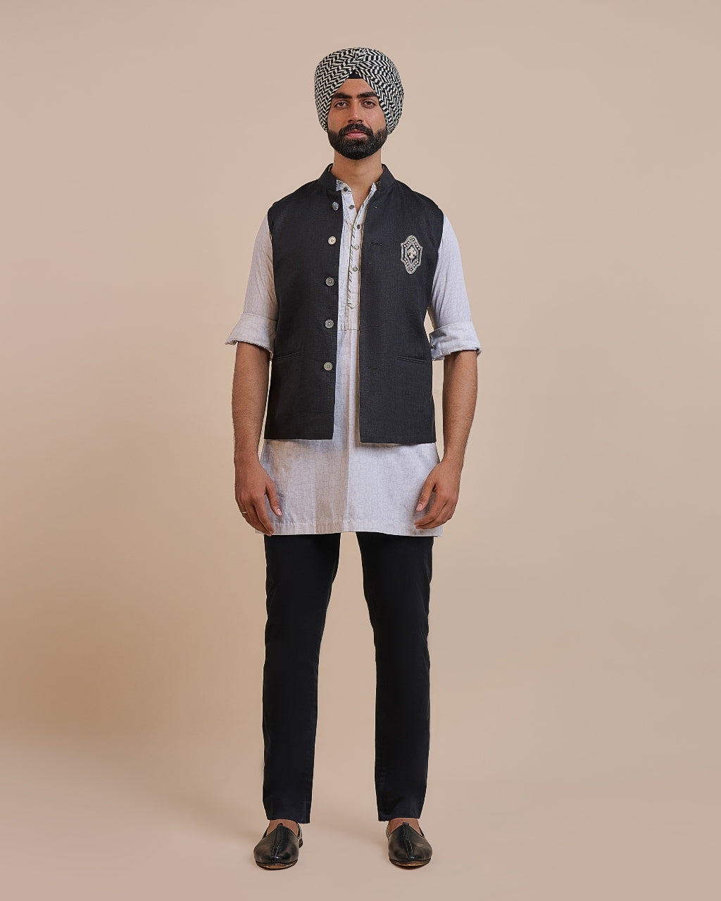 Noir Nehru Jacket