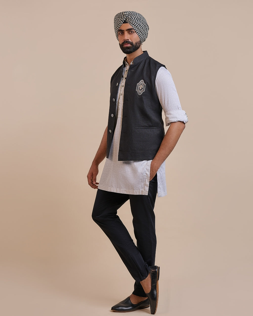 Noir Nehru Jacket