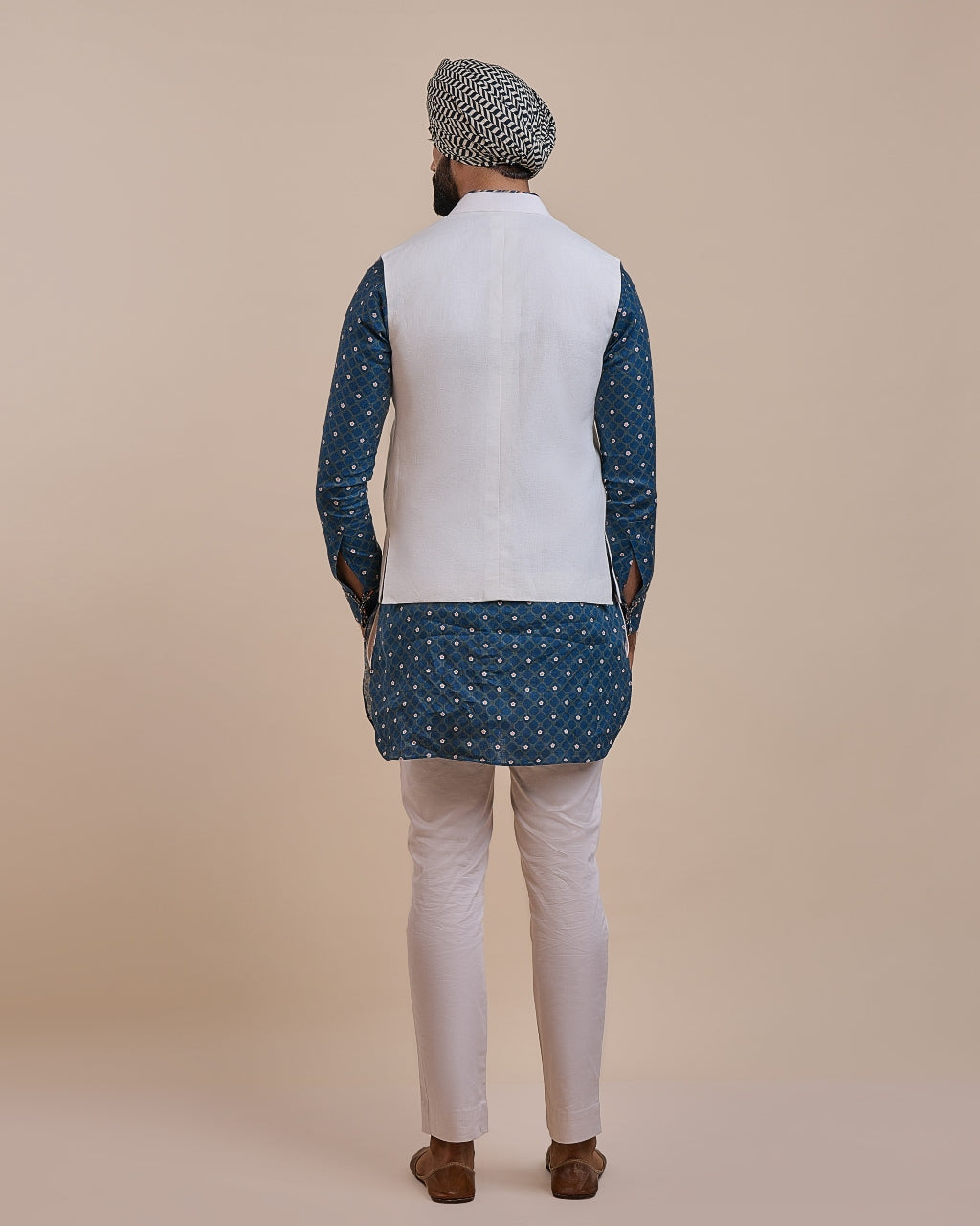 Pearl Ivory Nehru Jacket