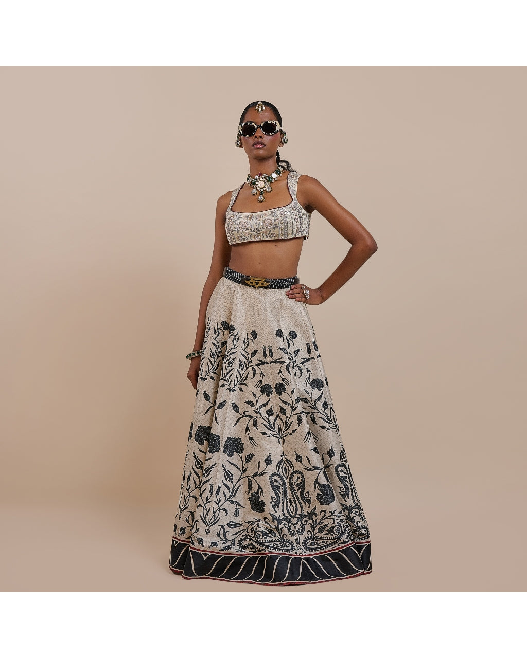 Crème Ivory Skirt Set