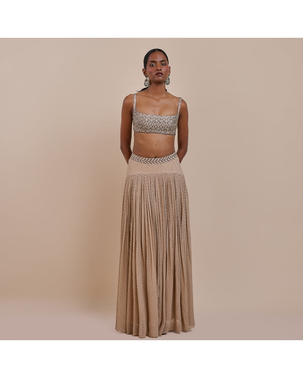 Blush Ivory Skirt Set