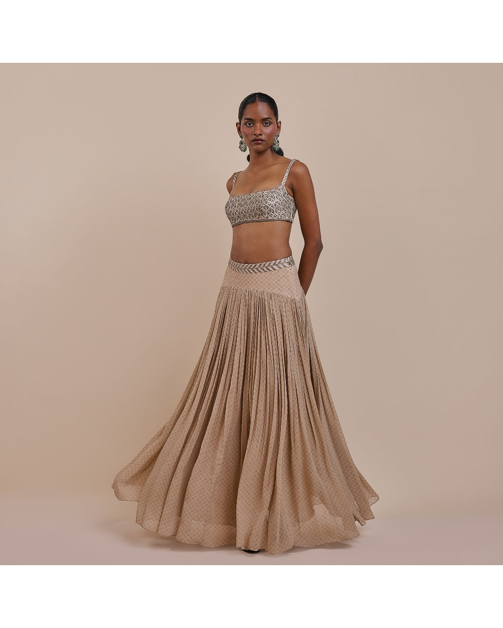 Blush Ivory Skirt Set
