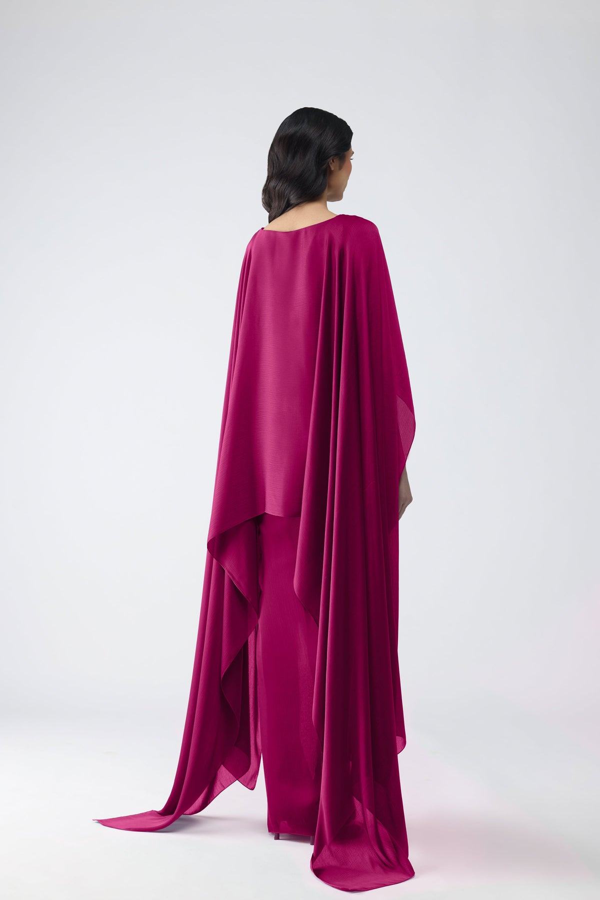 Banarsi Cropped Cape and Skirt Set