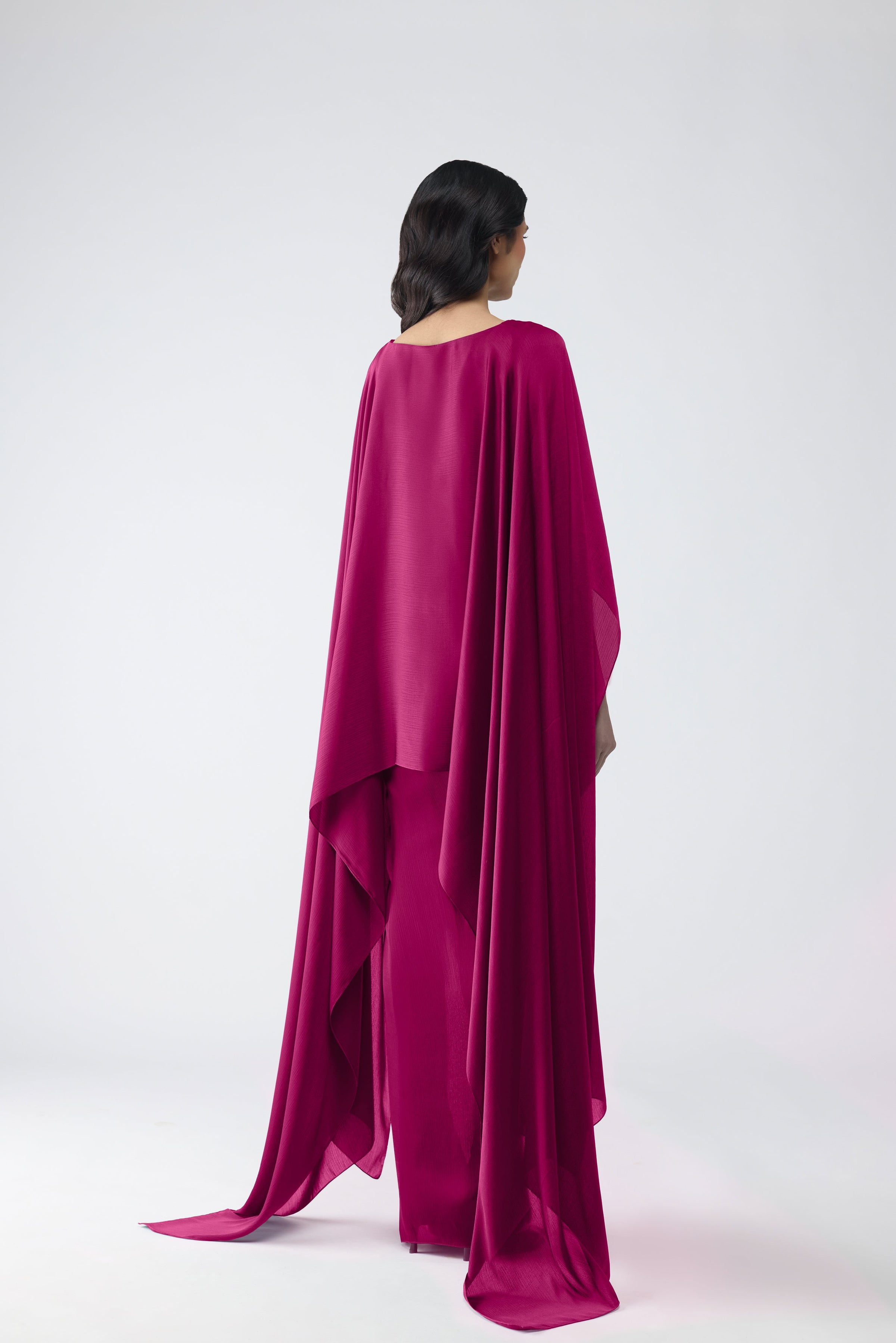 Banarsi Cropped Cape and Skirt Set