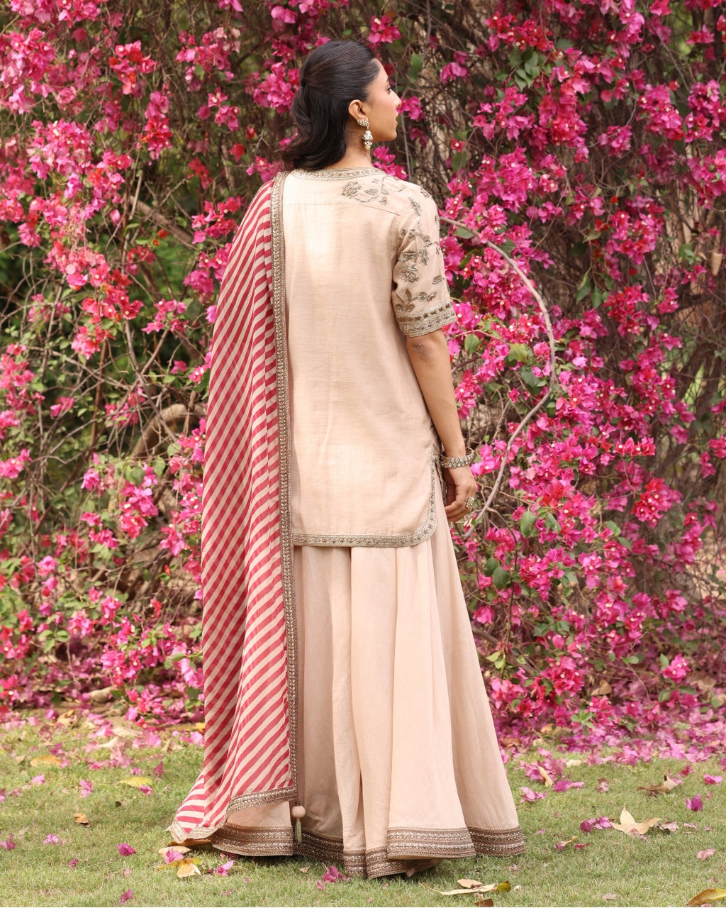 Beige Zareen Sharara